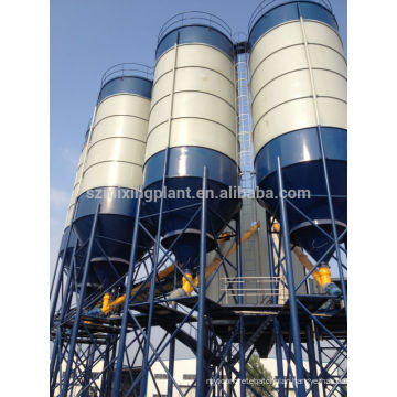 100 ton cement store silo low price with foundation design piece type